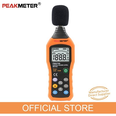 Official  PM6708 LCD Digital Audio Decibel Sound Noise Level