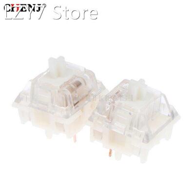 4pcs U4 RGB Version Clear Top Silent Tactile Mechanical Keyb