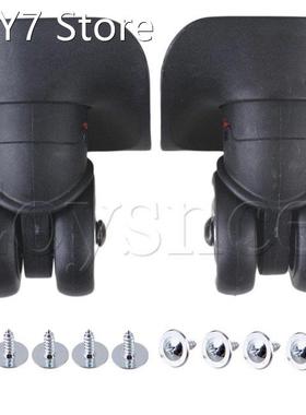 2xBlack 10x9.5x4.5cm DIY Left&Right Luggage Suitcase Cas