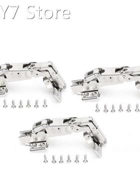 3Pcs Stainless Steel Door Hinge for Cabinet Cupboard Closet