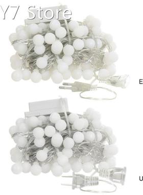 33ft/10m 100 LED Bulb Globe String Lights Fairy Lighting Lam