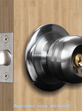 Home Door Locks Round Ball Privacy Door Knob Set Bathroom Ha