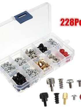 Mayitr 228Pcs DIY Screw Assortment Kit Computer PC Screws Se