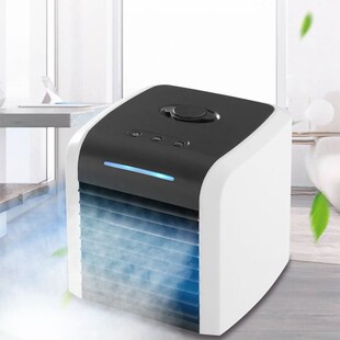 Air Cooler, Mini Portable Air Conditioner Fan Noiseless Evap