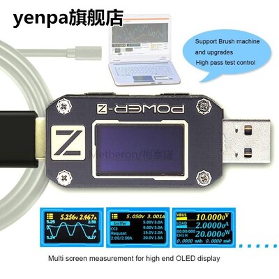 ChargerLAB POWER-Z USB Tester PD Voltage and Current Ripple