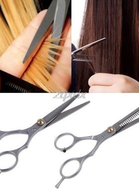 2Pc Hair Cutting Thinning Scissors Shears Barber Set Hairdre
