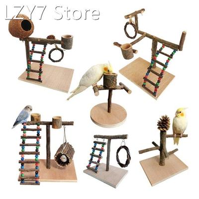 Activity Parrot Play Stand Pet Training Climbing Ladder Bird