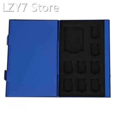 Memory Card Case Aluminium Alloy 8 TF + 4 SD Memory Cards St