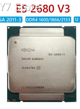 For Intel Xeon E5 2680 V3 12 Core Processor for X99LGA 2011-