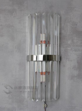 American Luxury Crystal Wall Lamp Modern Led Lamp Living Roo