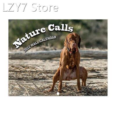 2022 Calendar - Pooping Dogs Wall Calendar, Funny Calendar G
