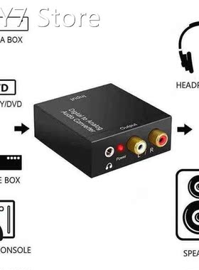 Protable 3.5mm Jack Coaxial Optical Fiber Digital To Analog