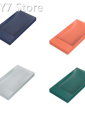 Countertop Soap Dish Drain Soap Rack for Kitchen Bathroom So