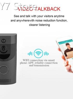 Wireless WiFi Smart Doorbell Video Intercom PIR Detection IR