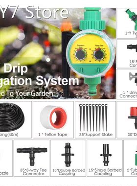 Automatic Watering Timer Drip Irrigation Kit DIY Watering Sy