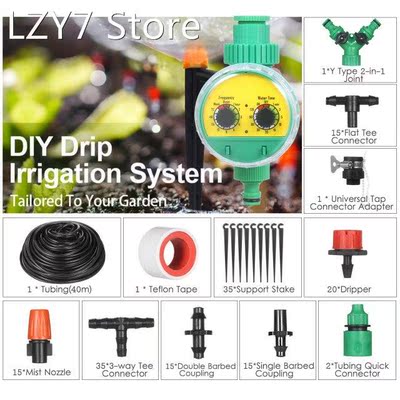 Automatic Watering Timer Drip Irrigation Kit DIY Watering Sy