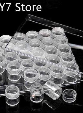 30 Grids Transparent Storage Boxes Oraginzers Rhinestone Nai
