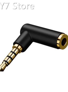 1 Pcs 3.5mm Male To Female 90 Degree Right Angled Adapter Co
