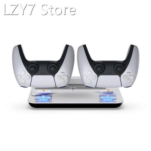Charging Station Dock with Dual Controller Charger Ports &am