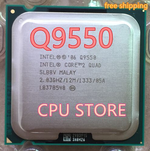 lntel Q9550 CORE 2 QAD Q9550 CP Processor 2.83GHz /12MB L2 C