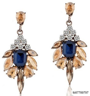 wholesale women Delicate zircon Caroline eardrop earrings