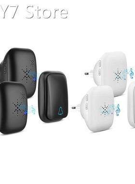 Wireless Doorbell Waterproof Self-Powered Button Smart Door