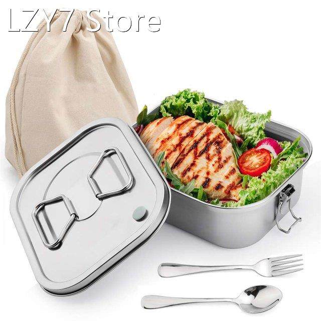 304 stainless steel lunch box food container bento box for k