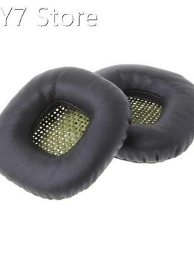 1Pair Replacement Leather Sponge Ear Pads Earmuffs Cushion P
