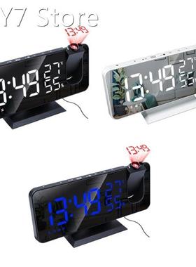 Digital Projection Alarm Clock with FM Radio Smart Home Bedr