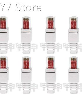 Network Plugs Tool-Free RJ45 CAT6 LAN UTP Cable Plug Without