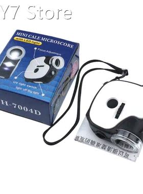 Microscope 55X Pocket Portable Microscope with Led Lamp