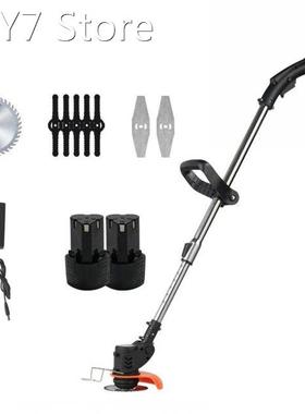 12V Electric Lawn Mower 4000mAh Cordless Grass Trimmer Strin