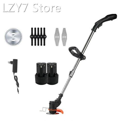 12V Electric Lawn Mower 4000mAh Cordless Grass Trimmer Strin