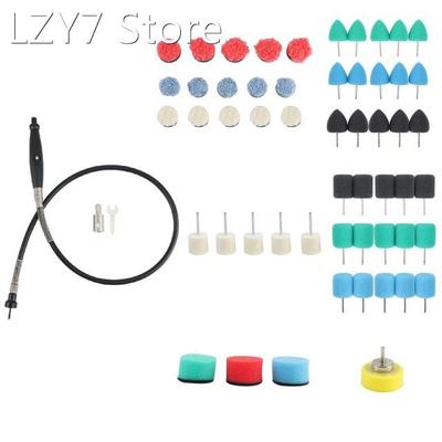 68PCS Electric Flexible Shaft Detail Polishing Set Wool Spon
