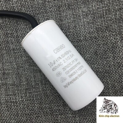10PCS/LOT washing machine capacitor CBB60 10UF 450V 5% dryer