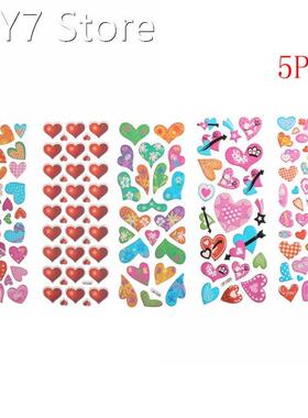 5Sheets/set Love Heart Marine Life Animals Scrapbooking Bubb