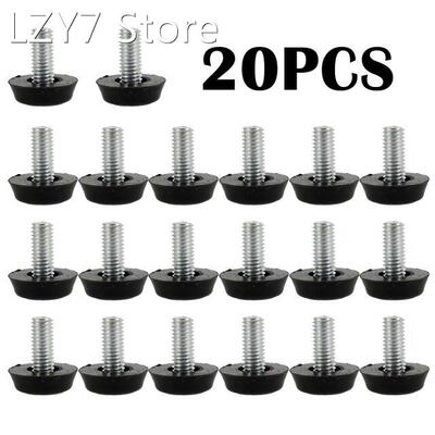 20Pcs Adjustable Galvanized Steel Furniture Legs Anti-slip B