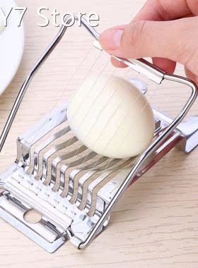 1PC Egg Cutter Stainless Steel Egg Slicer Strawberry Slicer
