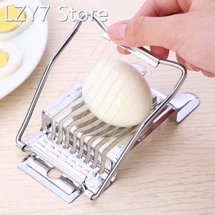 1PC Egg Cutter Stainless Steel Egg Slicer Strawberry Slicer
