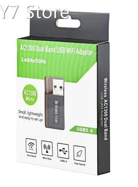 K1KF 1300Mbps Dual-Band 2.4G/5.8G Wireless Network Card 1200