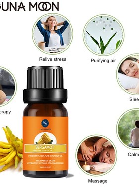 Lagunamoon Bergamot 10ML Pure Essential Oil Massage Diffuser