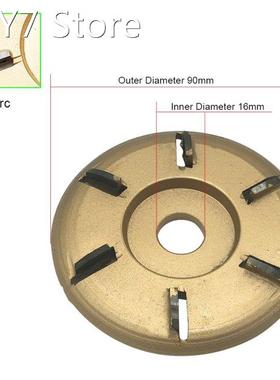 6-Teeth Power Wood Carving Disc Tool Milling Cutter Woodwork