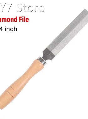 4inch 200mm Diamond File Wooden Handle For Diamond Wood Carv