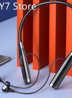 100 Hours Play Wireless Headphone Bass Neckband Sport Earpho