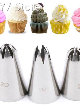 3pcs/set Large Cream Cake Icing Piping Russian Nozzles Pastr