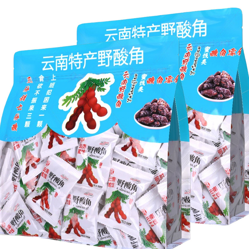 云南特产热带水果酸甜角野酸角酸角糕蜜饯孕妇零食小吃休闲大礼包