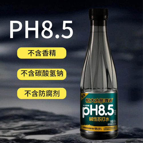 恒大冰泉苏打水410ml整箱装