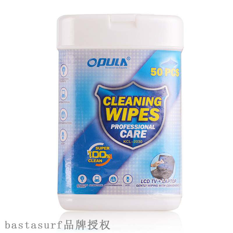 Factory stock computer screen cleaning wipes 50 suction LCD