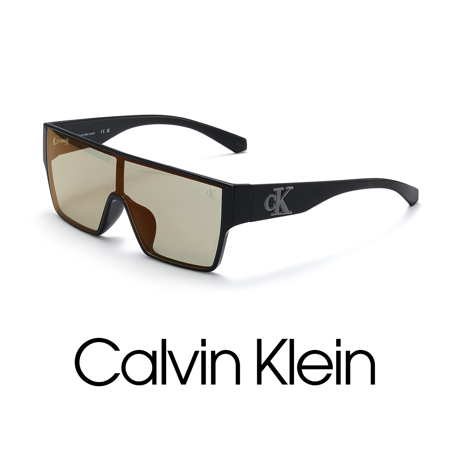 ck墨镜女防晒防紫外线运动防风骑行眼镜跑步太阳镜男CKJ23660SLB