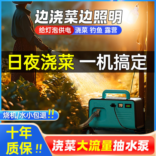 浇菜神器充电式抽水泵
